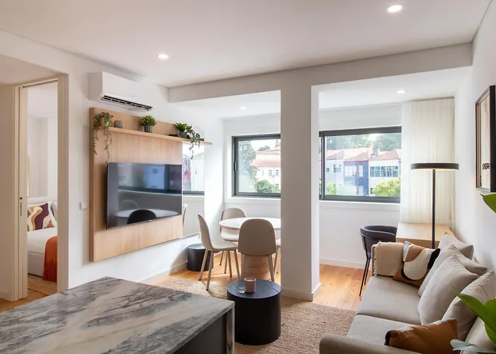 Stylish & Cozy 1br With Ac By Lovelystay 公寓 波尔图