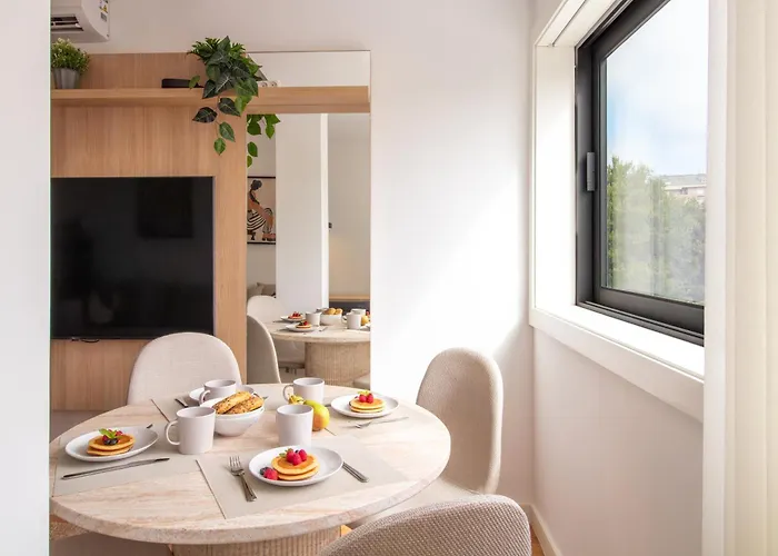 Apartman Stylish & Cozy 1br With Ac By Lovelystay Porto